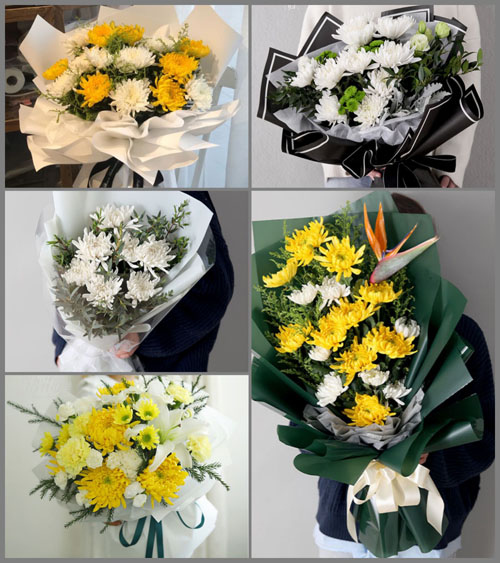 甘肃省庆阳华池县山庄乡白事花束代送